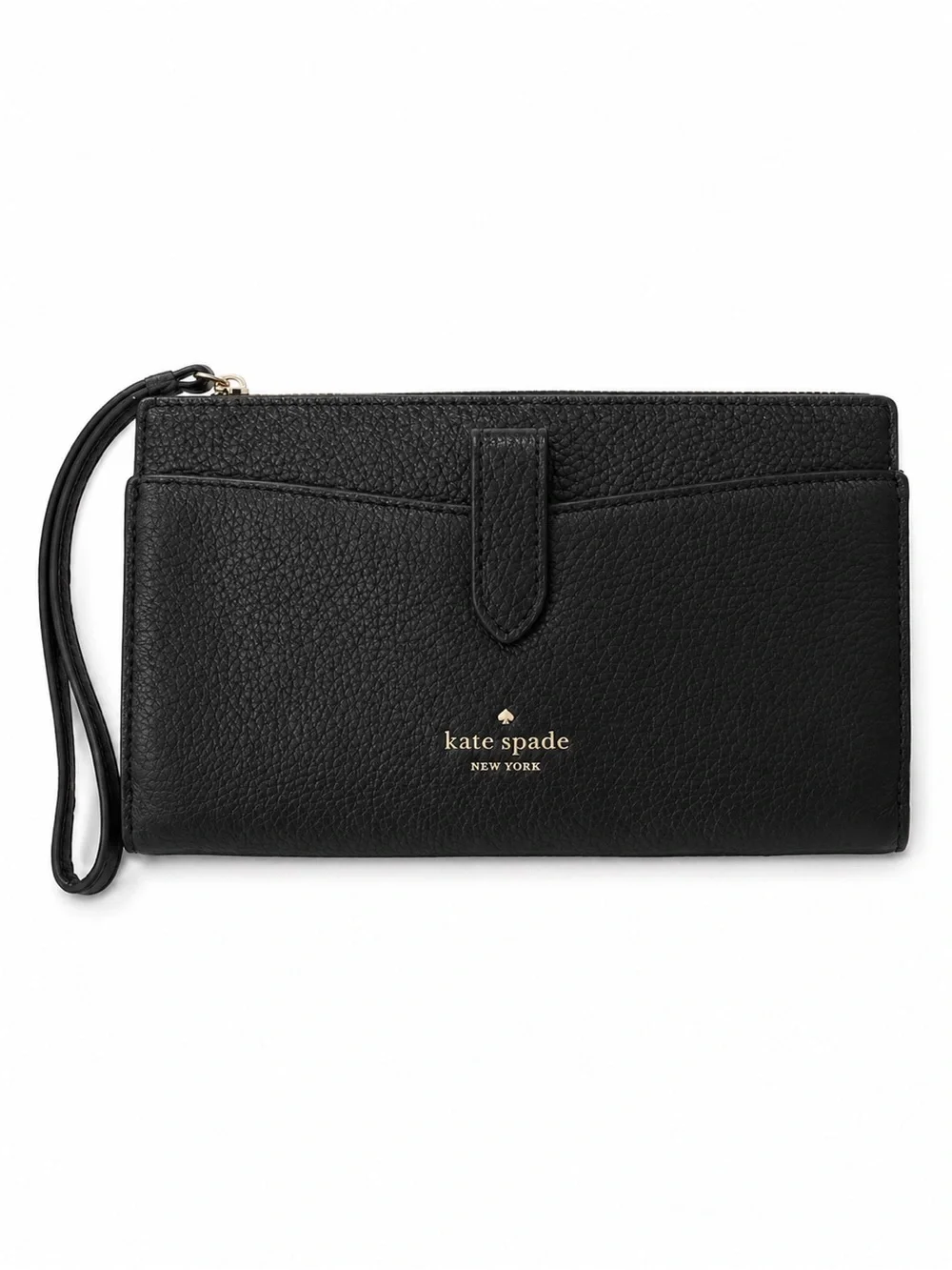 kate spade black nylon backpack with matching black wallet and gold hardware - Picture 8 of 11